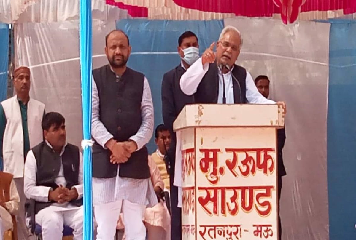 UP Assembly election 2022 Chhatisgarh CM Bhupesh Baghel Rally in mau said most animals left only in Uttar Pradesh