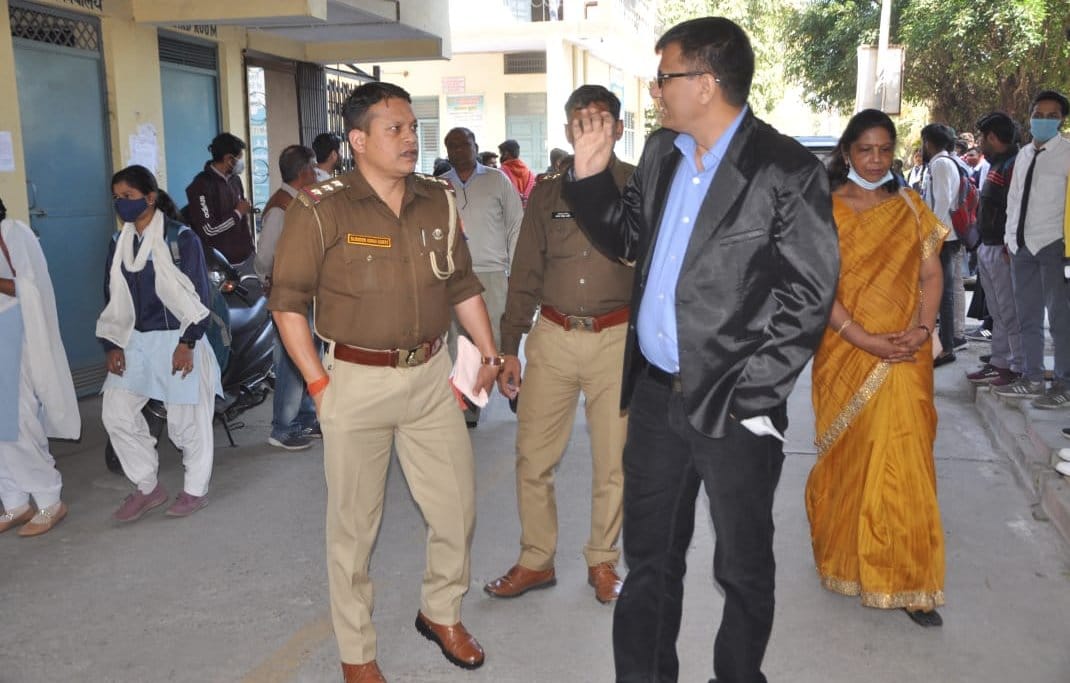 Firing in the air at DAV College