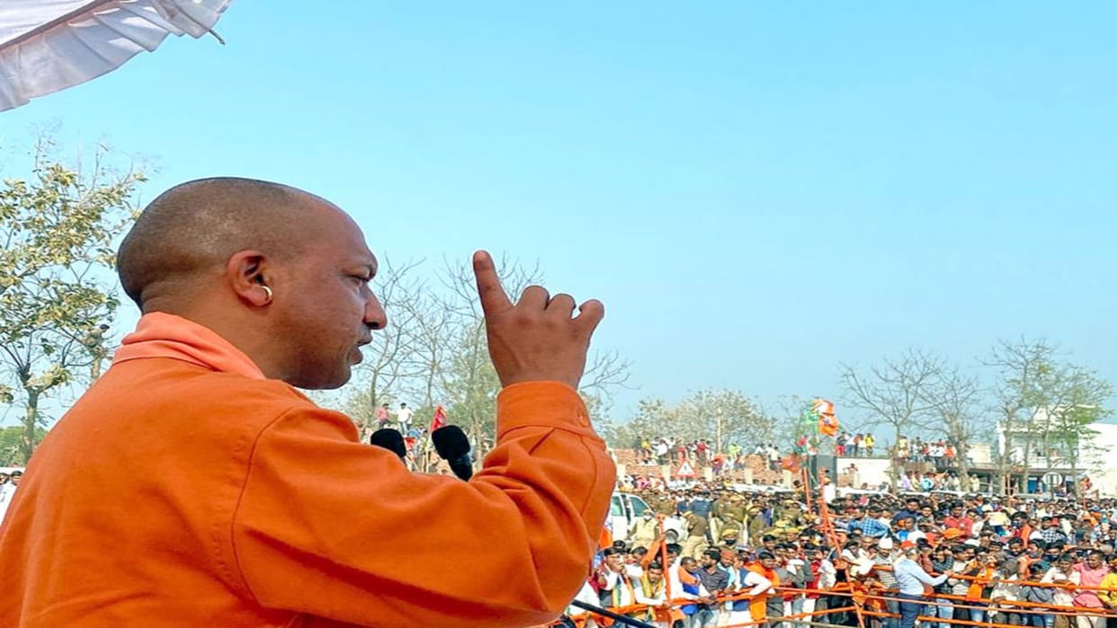 CM Yogi public meeting in Gorakhpur at UP Election 2022