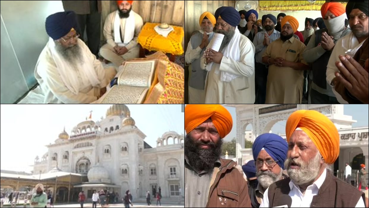 DSGMC organises a Shri Akhand Path Sahib Gurdwara Bangla Sahib for the well beings of Indians stranded in Ukraine
