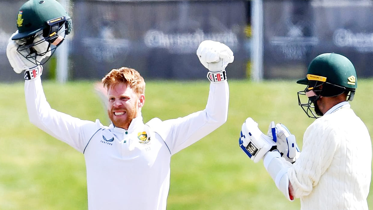 NZ vs SA:  Kyle Verreynne century Puts South Africa ahead against New Zealand; New Zealand needs 425 runs