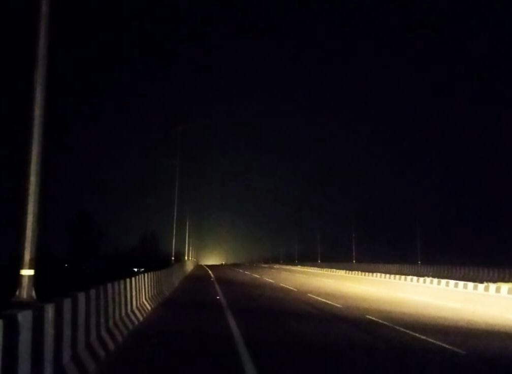 35 lakh rupees spent, yet national highway in darkness
