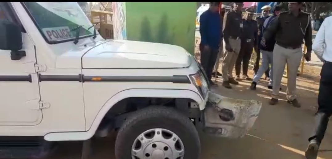 Police car involved in Chief Minister's convoy collided with government vehicle