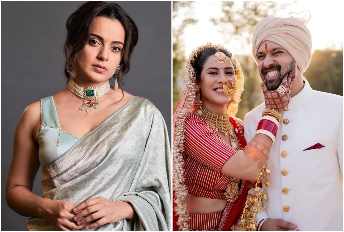 Vikrant Sheetal Wedding: After calling Vikrant Massey a cockroach Kangana Ranaut congratulated him for his marriage said  marrying a Himachali girl is good karma