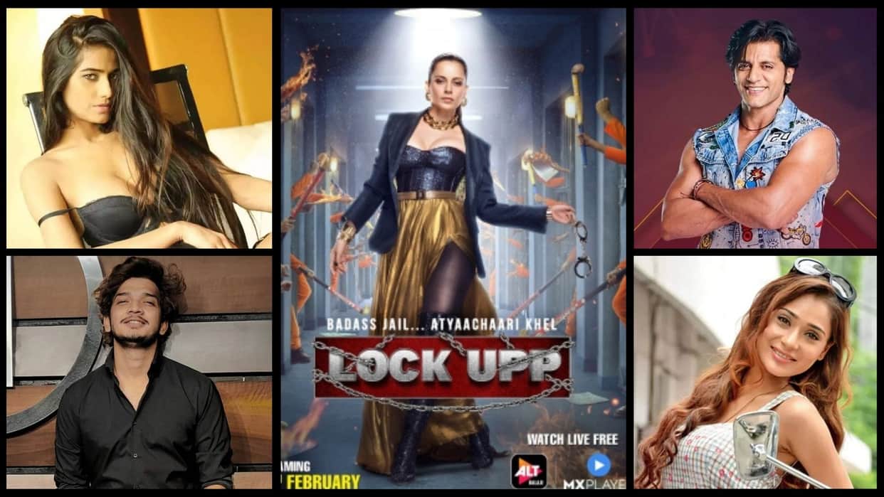 From Chakrapani to Munawar Faruqui and more, a complete list of contestants on Kangana Ranaut's new reality show Lock Upp.