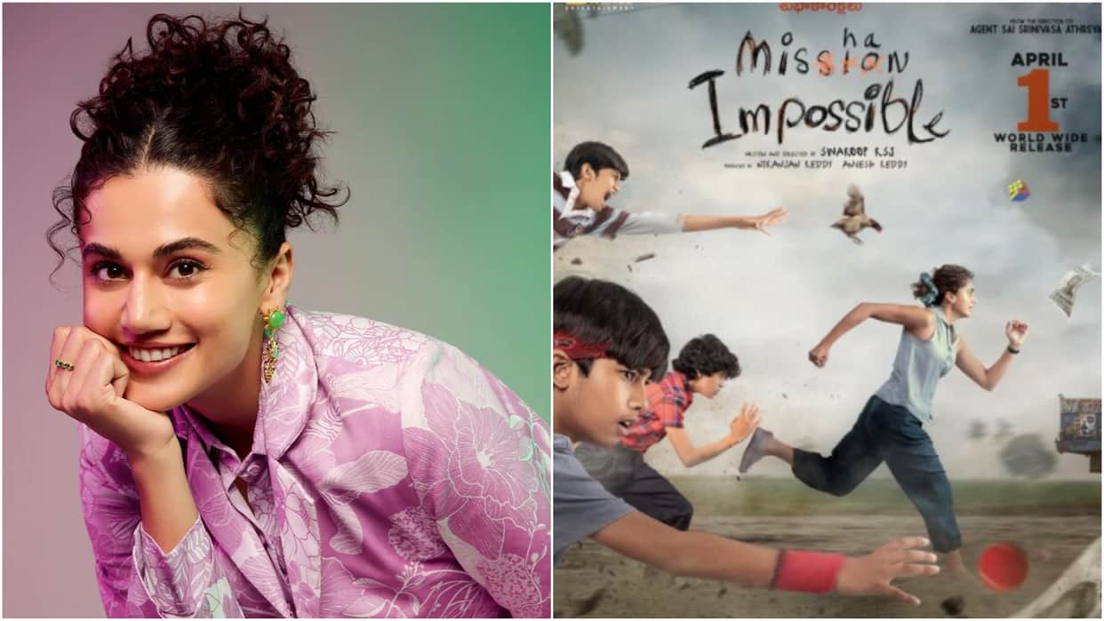 Actress Taapsee Pannu shares poster of Telugu film Mishan Impossible