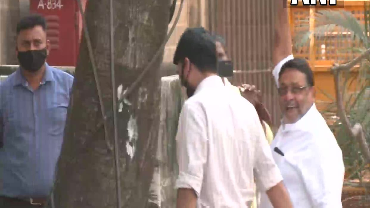 NCP leader Nawab Malik brought back to ED office after getting discharged from JJ hospital in Mumbai