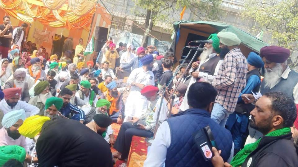 Many organizations demonstrated outside the Punjab School Education Board