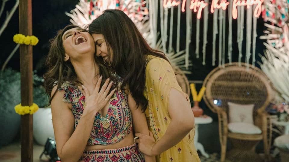 Rhea Chakraborty shared unseen pictures from Shibani Dandekar and Farhan Akhtar wedding and wrote a special caption