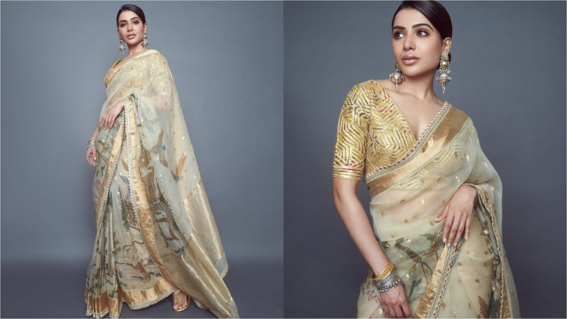 samantha ruth prabhu saree moment when she looks gorgeous