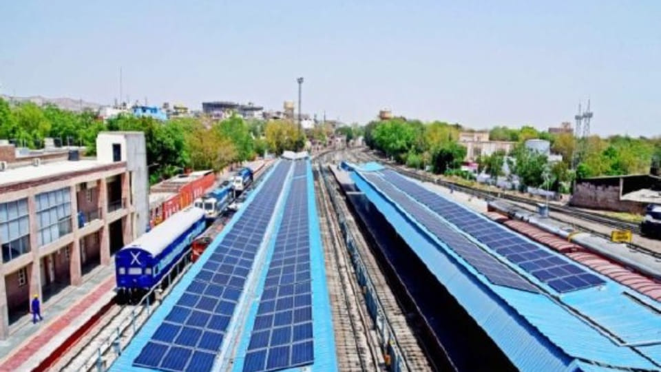 Rajasthan news North Western Railway is doing Good work for Solar energy conservation