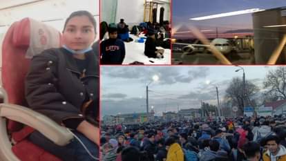 Russia-Ukraine war: khushi returned home, Aman reached Romania border by putting Tiranga on his vehicle