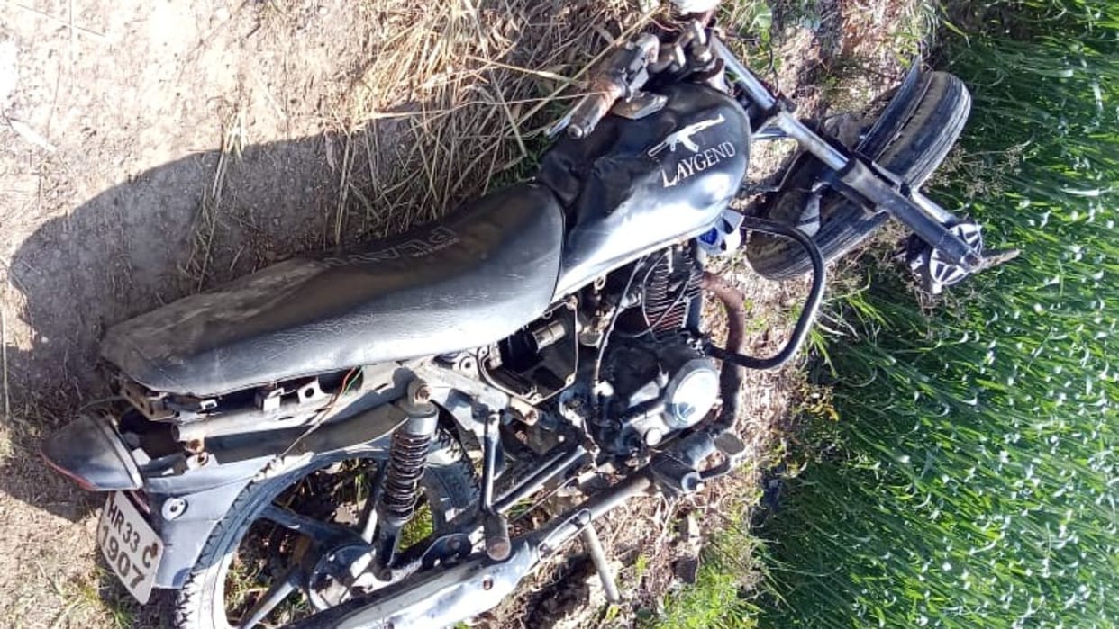 One killed in car and motorcycle collision in Jind of Haryana