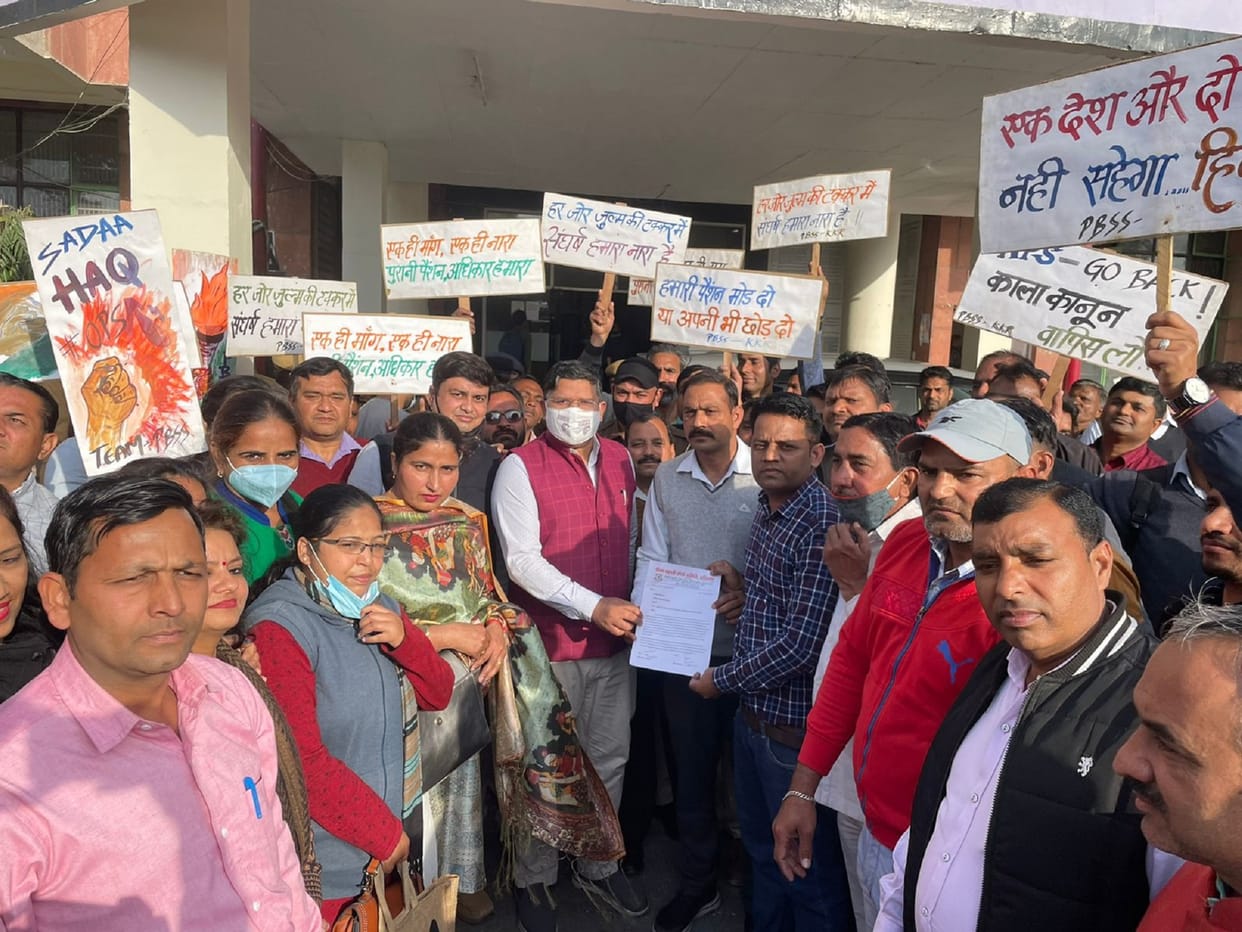 Employees mobilized for old pension scheme, Kurukshetra
