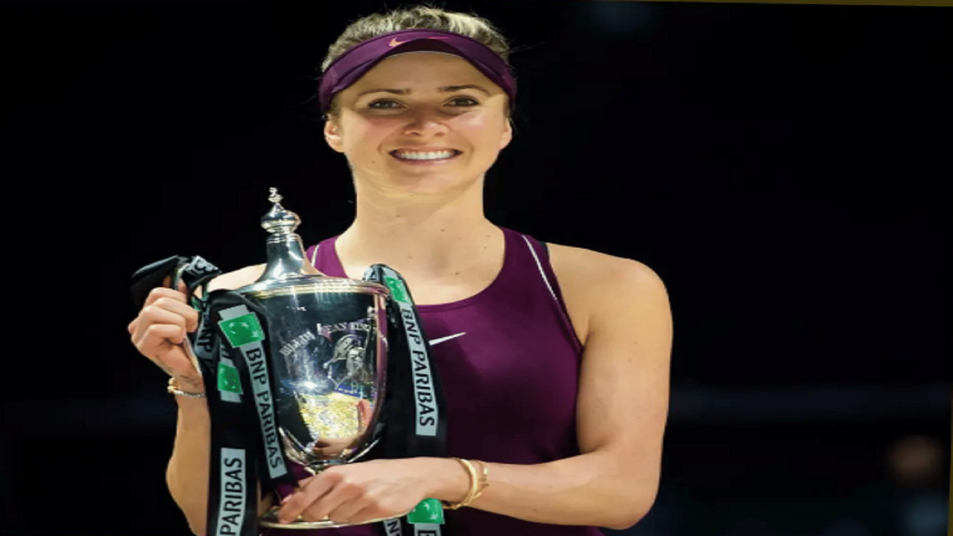 Elina Svitolina is raising money to help the country even after being pregnant, collecting the money won in tennis