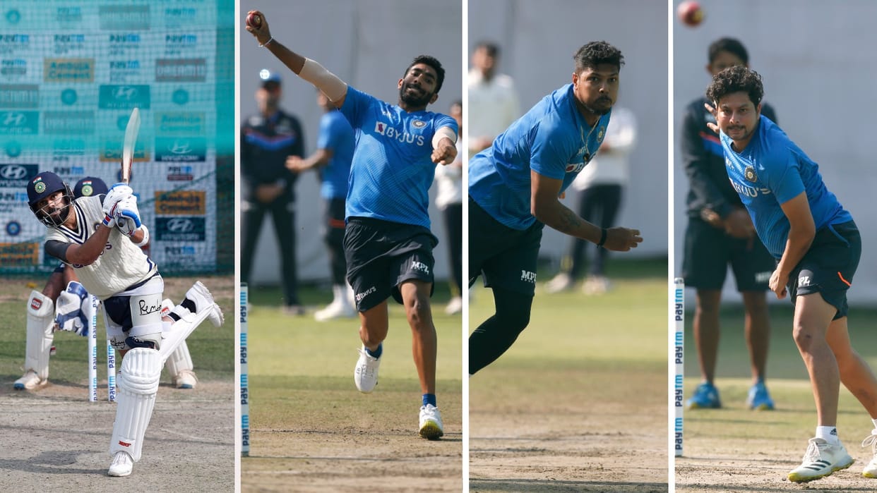 IND vs SL Photos virat kohli mayank agarwal indian cricket team practice in Punjab Cricket Association Cricket Stadium mohali