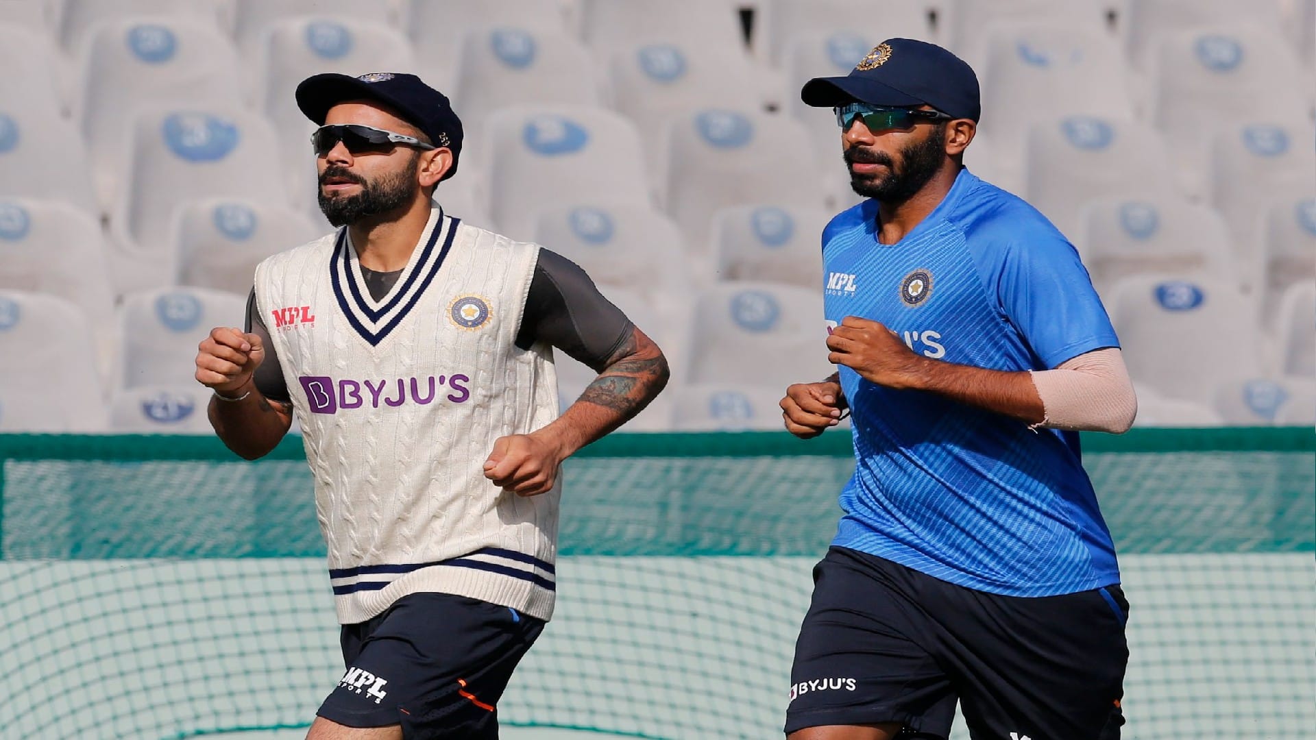 IND vs SL Photos virat kohli mayank agarwal indian cricket team practice in Punjab Cricket Association Cricket Stadium mohali