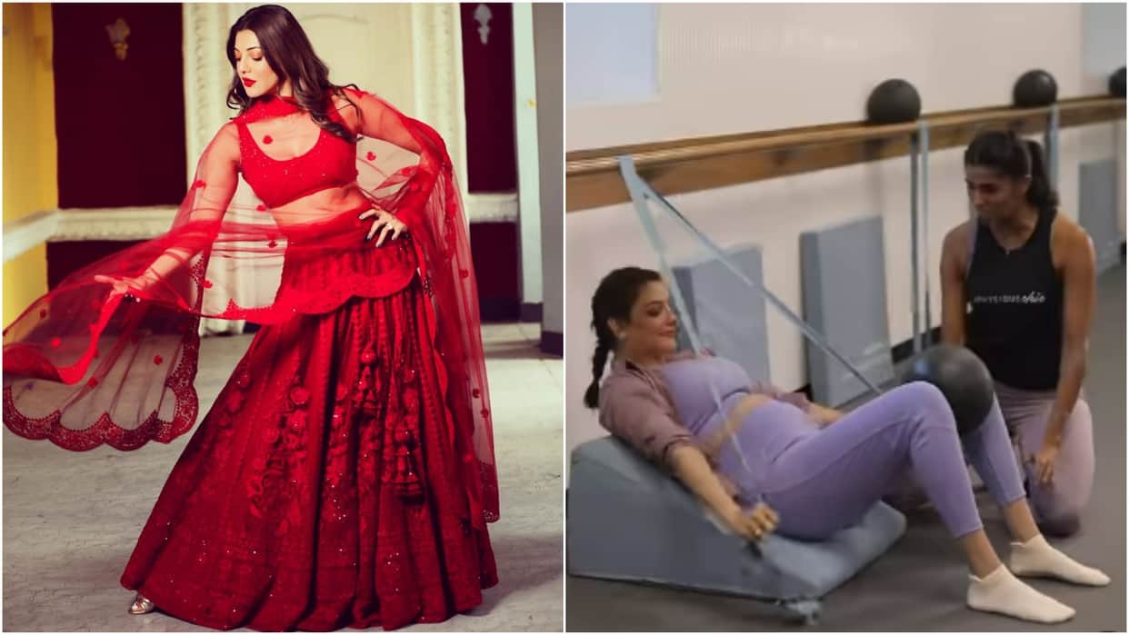 Actress Kajal Aggarwal shares workout video during her pregnancy