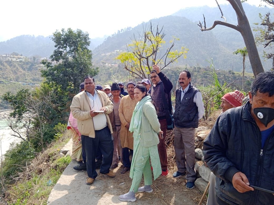 Displacement of the affected families of Jhalimath is the only option