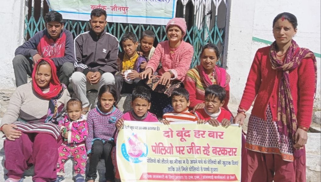 Volunteers run pulse polio awareness campaign