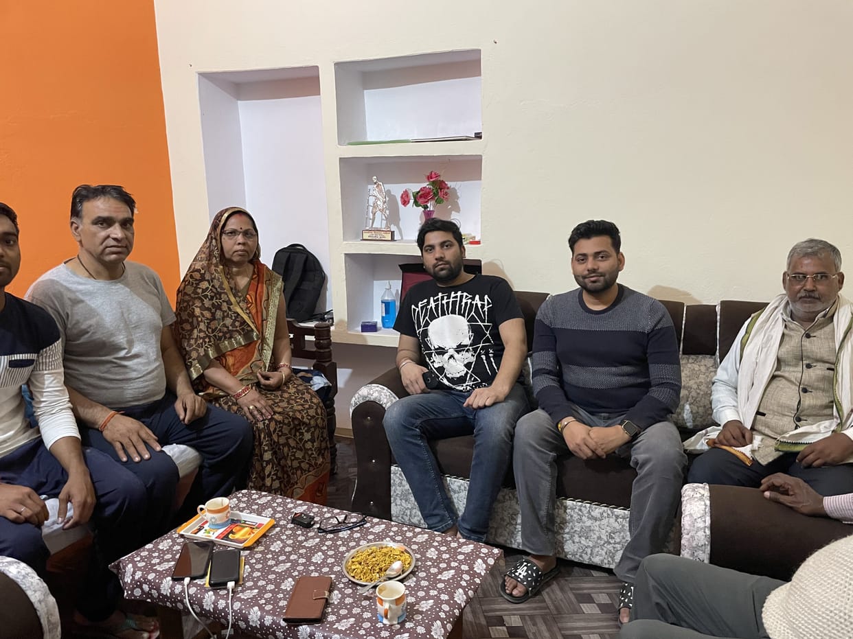Gaurav returned home from Ukraine, his family members danced happily