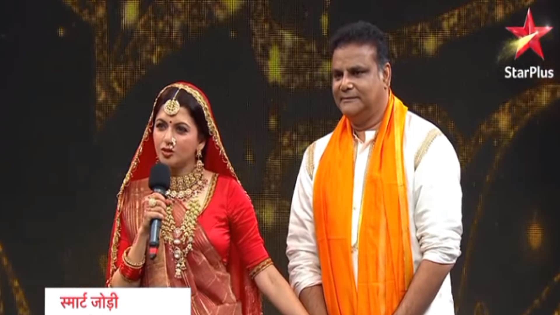 Actress BhagyaShree started crying on stage in Star Plus reality show Smart Jodi recalls family objection to her wedding