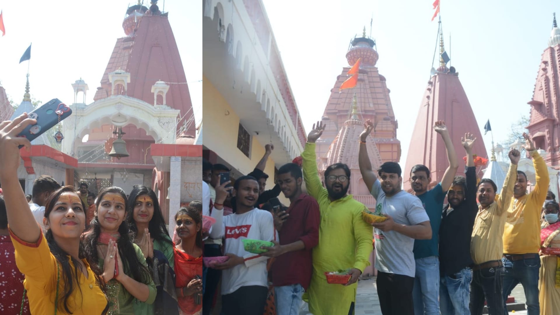 Priyanka Gandhi vadra offers prayer to lord shiva on mahashivratri.