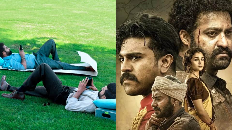 Jr NTR and Ram Charan shared a throwback picture taken during shooting of film in Ukraine