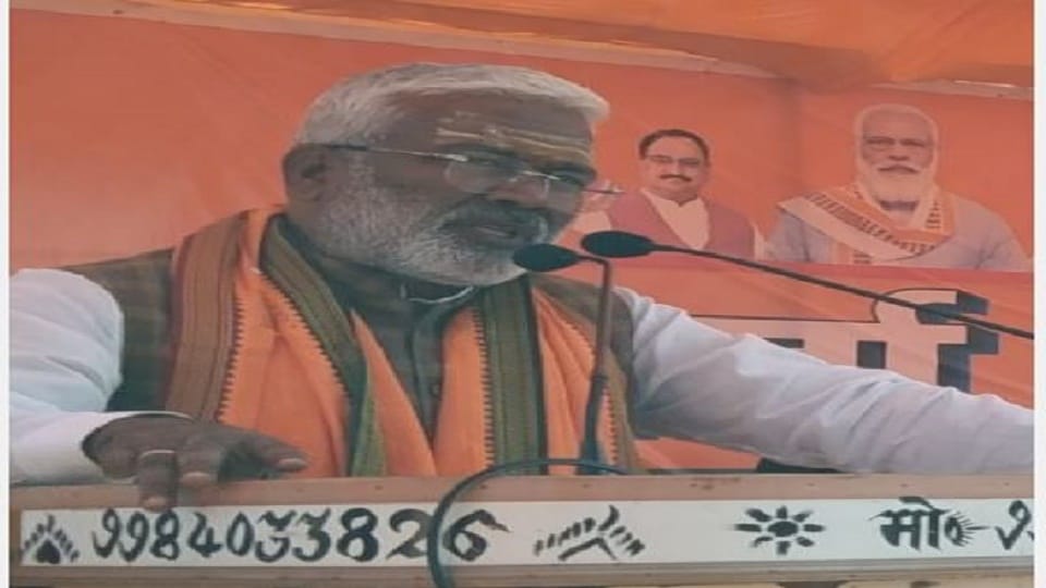 Swatantradev said- Congress, which kept our adorable in the tent for 26 years, is chanting Ram-Ram