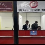 आईजीआई एयरपोर्ट पर रेलवे ने लगाया विशेष रिजर्वेशन काउंटर