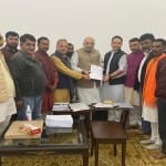 गृहमंत्री अमित शाह से मिलते जनप्रतिनिधि