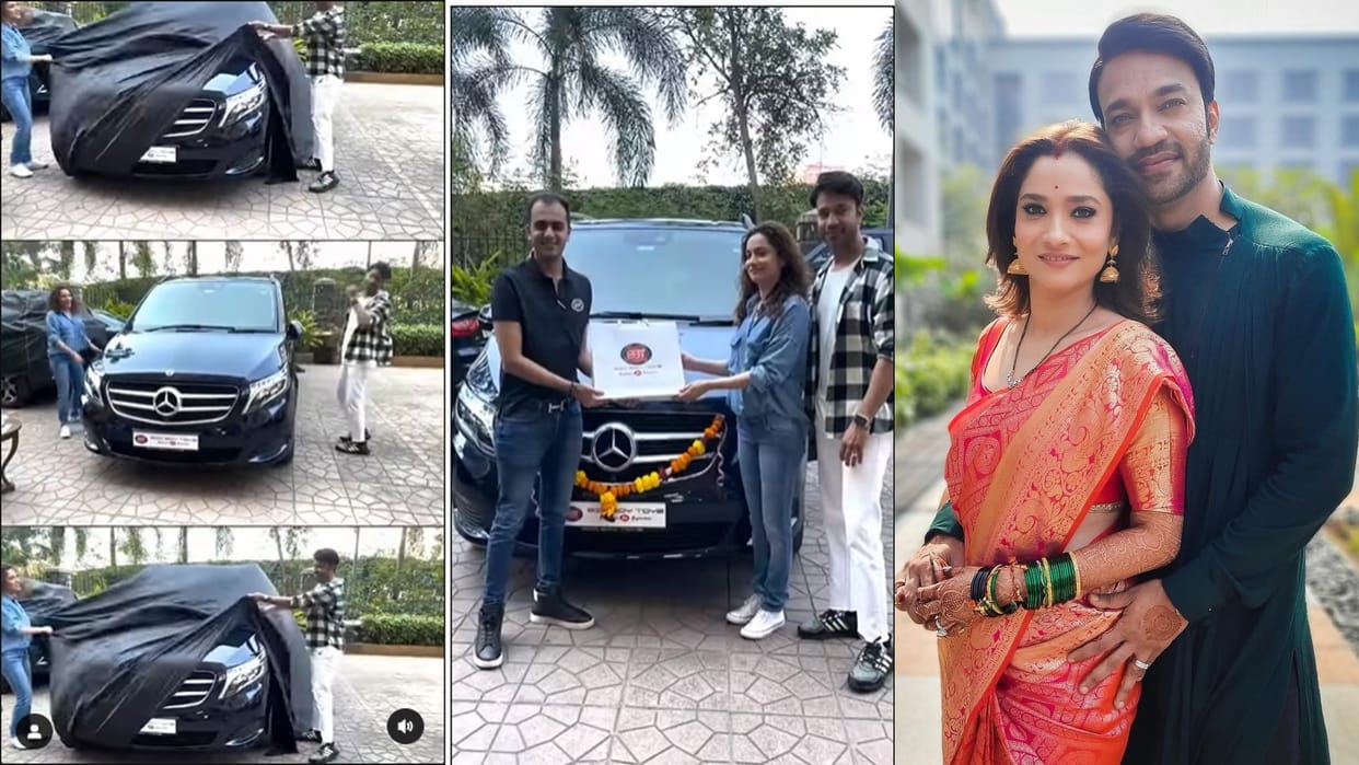 Ankita Lokhande Vicky Jain buys luxury Mercedes benz v220d car
