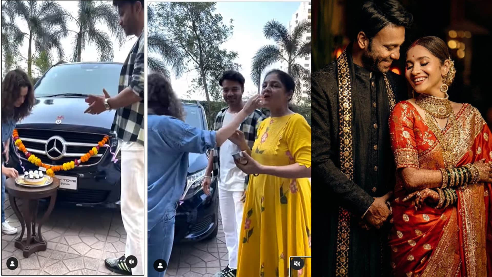 Ankita Lokhande Vicky Jain buys luxury Mercedes benz v220d car