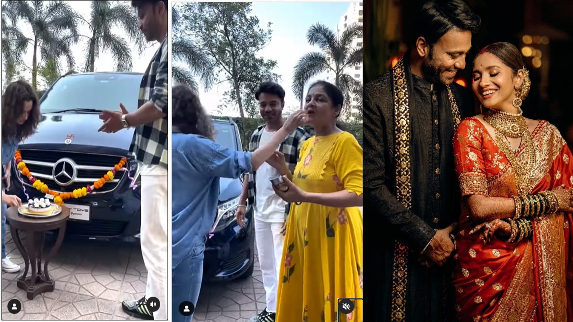 Ankita Lokhande Vicky Jain buys luxury Mercedes benz v220d car
