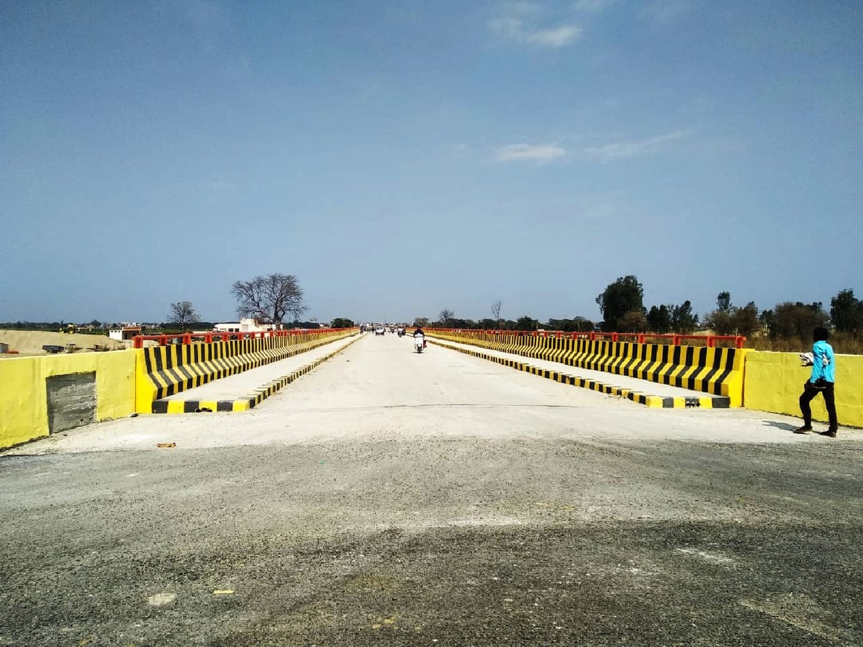 Reduced pressure on the roads, traffic started on the bridge