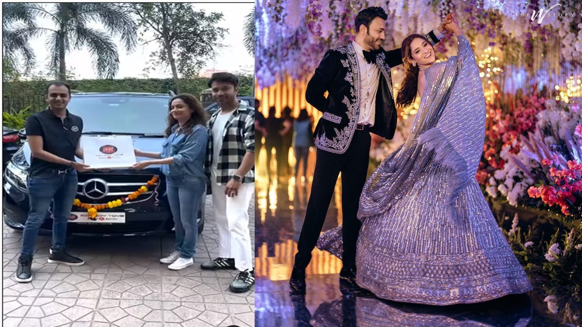 Ankita Lokhande Vicky Jain buys luxury Mercedes benz v220d car