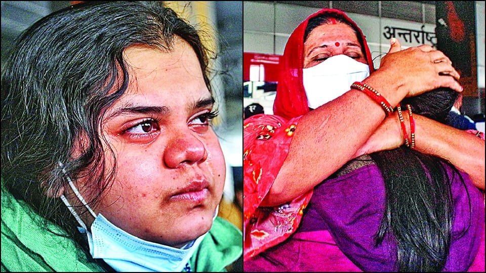 russia ukrain war chahat reached igi airport she told about the current situation of war zone