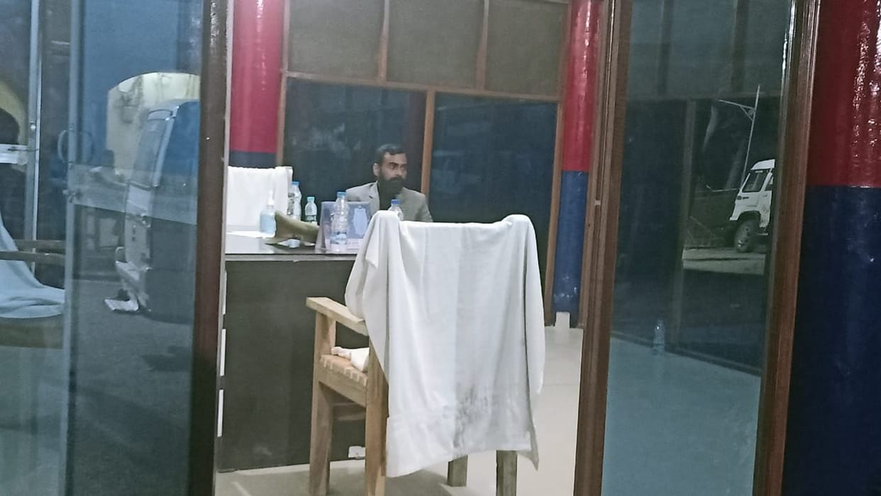 The police took Swami Prasad Maurya's son to the police station, made him sit