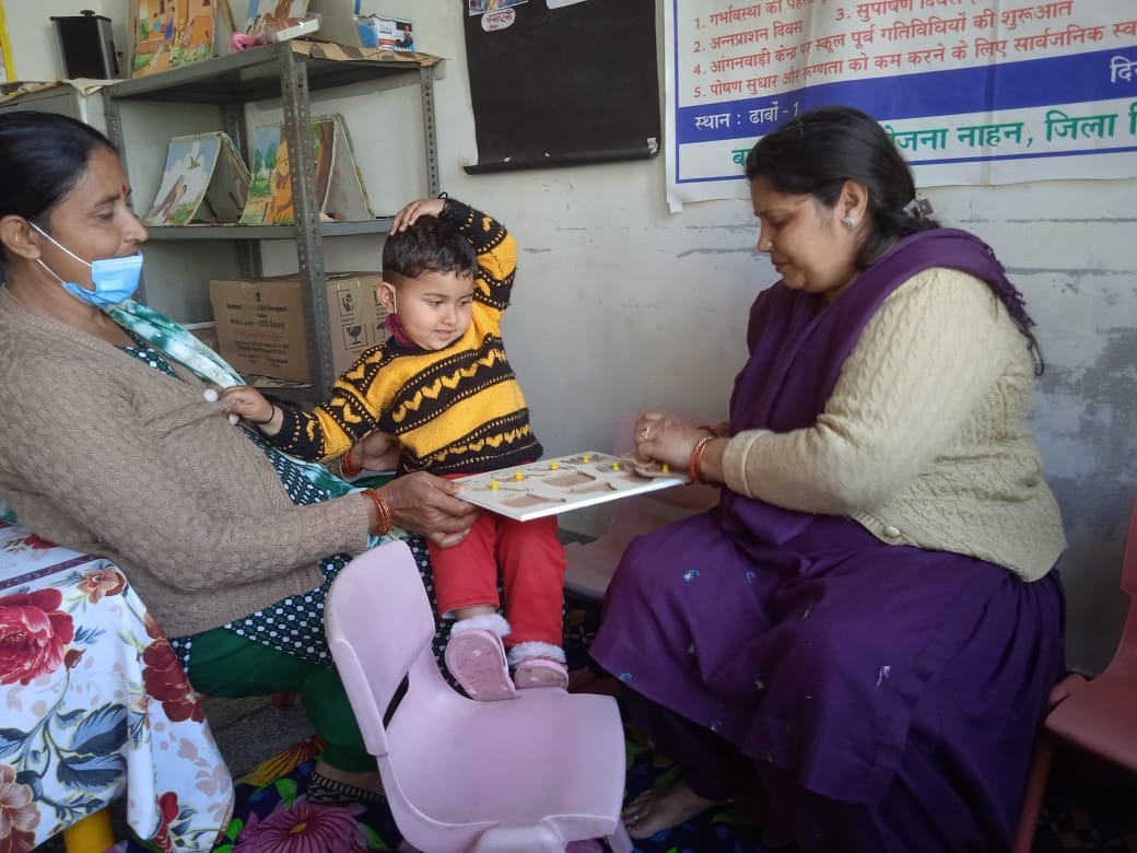 first day no more children come in aanganbadi  center  in sirmaur district