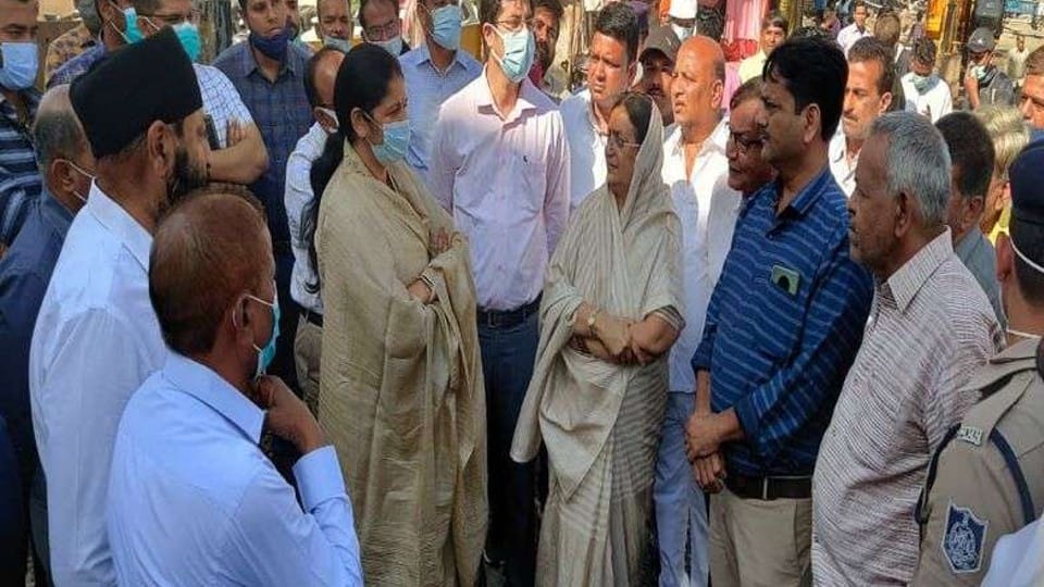 Indore: After two years, colorful clothes will come out on Rangpanchami, officers and public representatives inspected the road