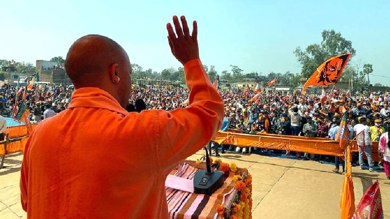 cm yogi rally in pipraich and sahajanwa Gorakhpur