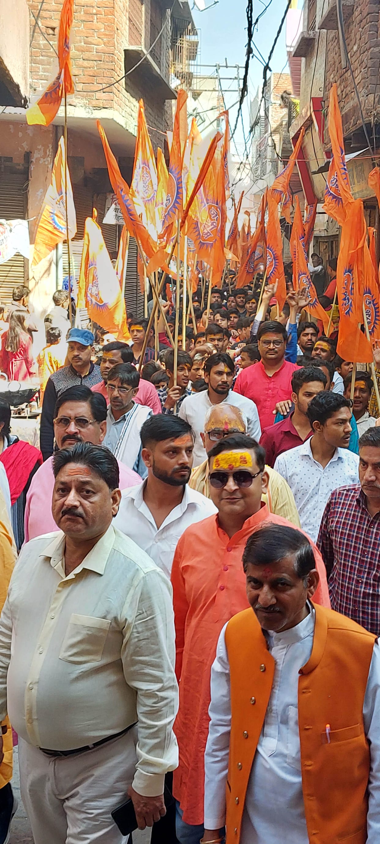 Hathras: Shivshakti Sankirtan Yatra came out with simplicity