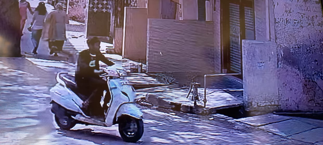Scooter stolen from outside the house