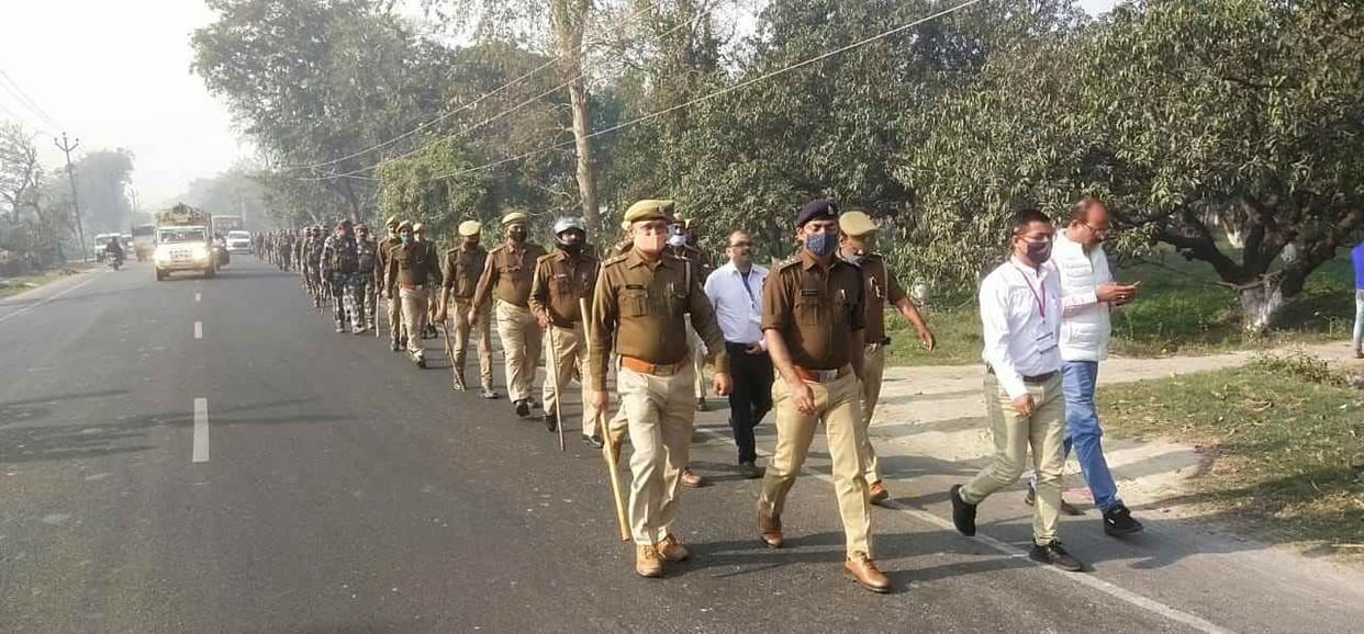 Police assured security by marching route11