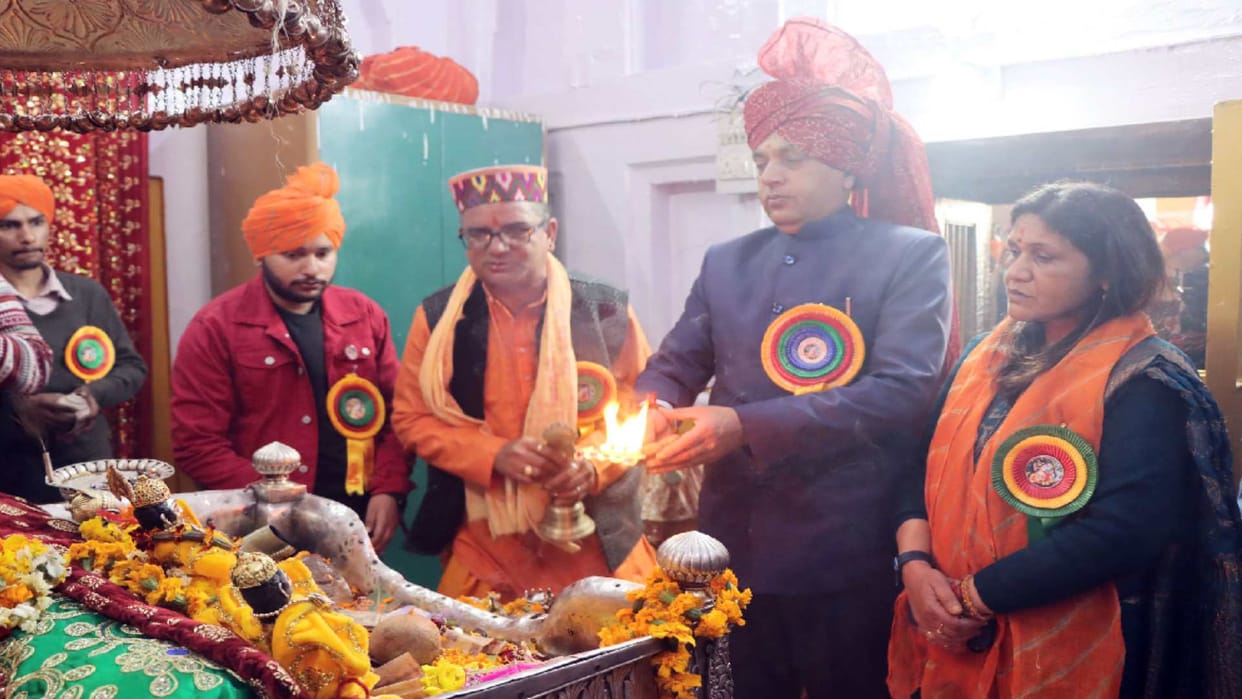 CM Jairam said that land will be transferred in the name of temples built on government or forest land