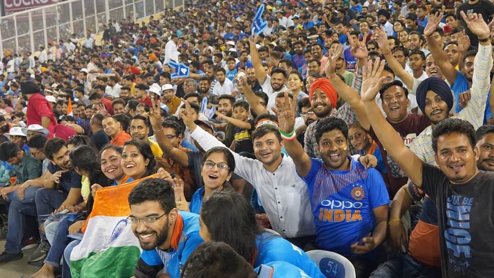 Viewers will get entry from all the gates in Mohali Stadium during India Sri Lanka match