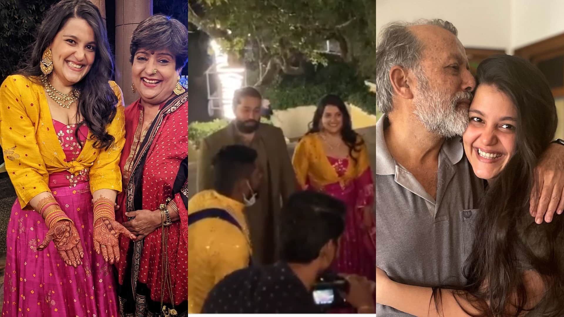 fans love naseeruddin shah einstein look in Sanah Kapoor Mayank Pahwa Wedding