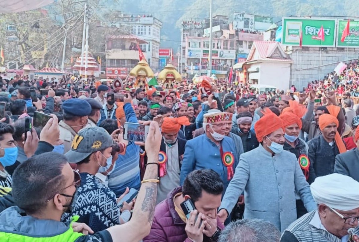 International Mandi Shivratri 2022: Rajdevta Madhorai Jaleb Held In Royal Style in Mandi