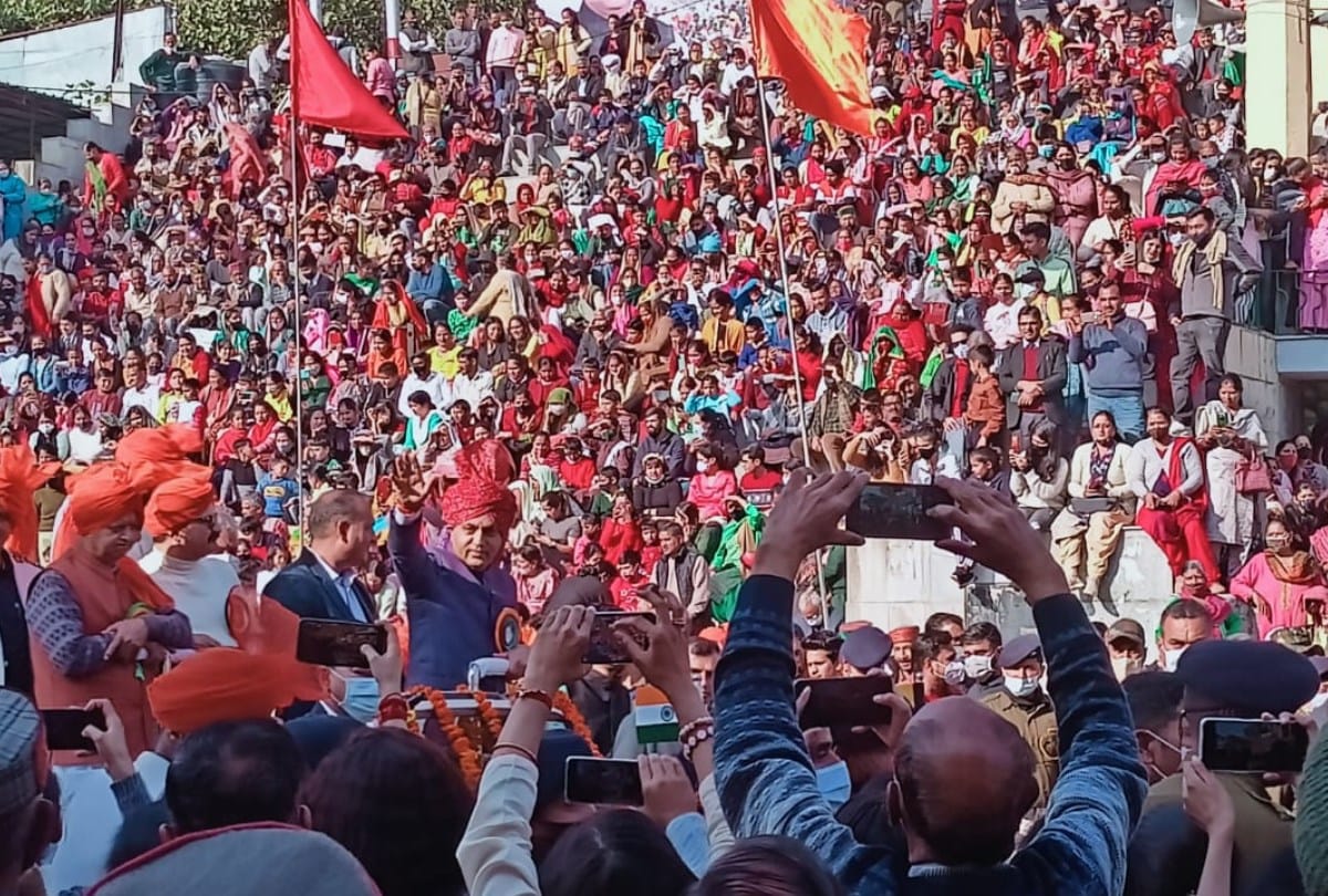 International Mandi Shivratri 2022: Rajdevta Madhorai Jaleb Held In Royal Style in Mandi