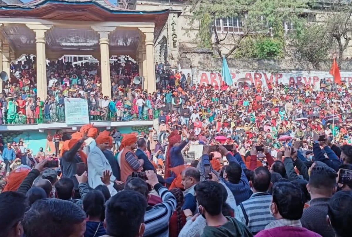 International Mandi Shivratri 2022: Rajdevta Madhorai Jaleb Held In Royal Style in Mandi